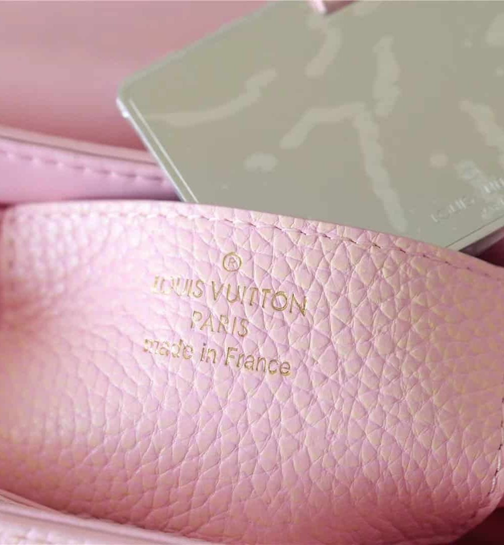 1:1 Replica Louis Vuitton LV Twist PM Grain Pink Luxury Bag For Women M20699 - 7.5in/19cm