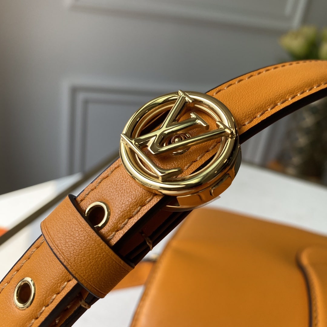 1:1 Replica Louis Vuitton LV LV Pont 9 Smooth Calfskin Leather Luxury Bag For Women M55946 - 9.1in/22cm - Image 8