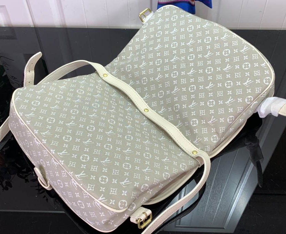1:1 Replica Louis Vuitton LV Saumur MM Monogram Canvas Beige/Blue/Brown Luxury Bag For Women - 11.8in/30cm