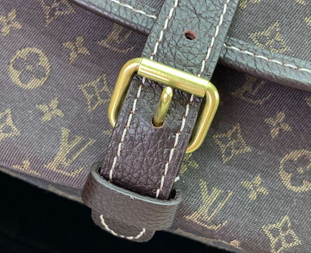 1:1 Replica Louis Vuitton LV Saumur MM Monogram Canvas Beige/Blue/Brown Luxury Bag For Women - 11.8in/30cm