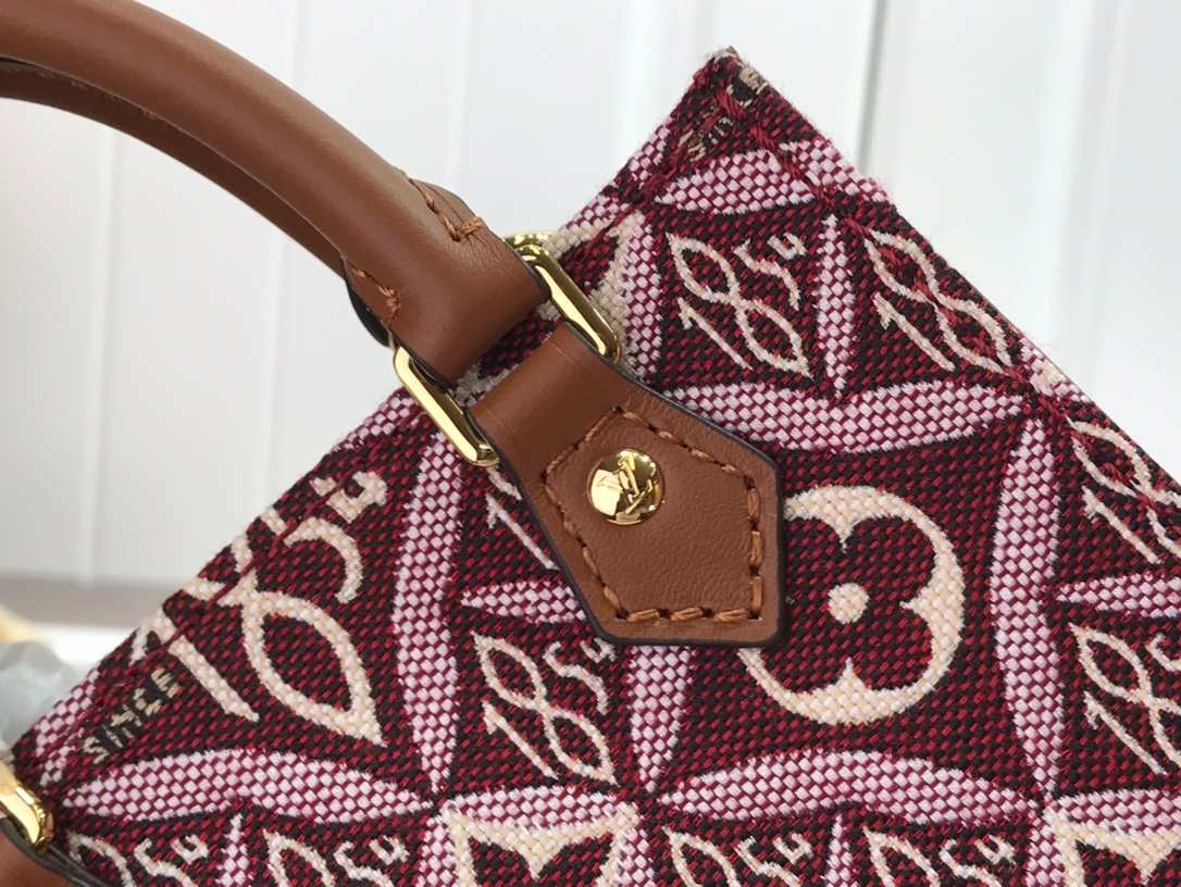 1:1 Replica Louis Vuitton LV Since 1854 Petit Sac Plat Red/Blue/Black Luxury Bag For Women - 17 cm/6.6 in - Image 13