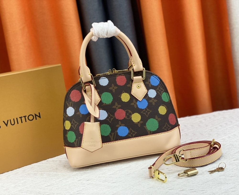 1:1 Replica Louis Vuitton LV LV x YK Alma BB Monogram Canvas Exclusive Bag For Women M46431 - 9.2in/ 23.5cm