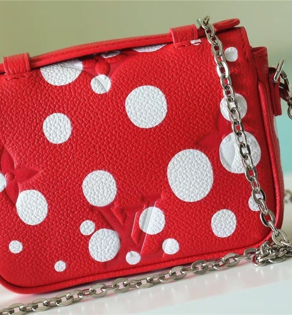 1:1 Replica Louis Vuitton LV LV x YK Pochette Métis​ Red Captivating Bag For Women - 5.5in/14cm