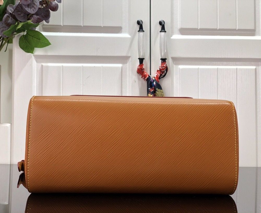 1:1 Replica Louis Vuitton LV Marelle Tote MM Epi Leather Black/Brown/Blue/Beige Luxurious Bag For Women M59954 - 11.8in/30cm