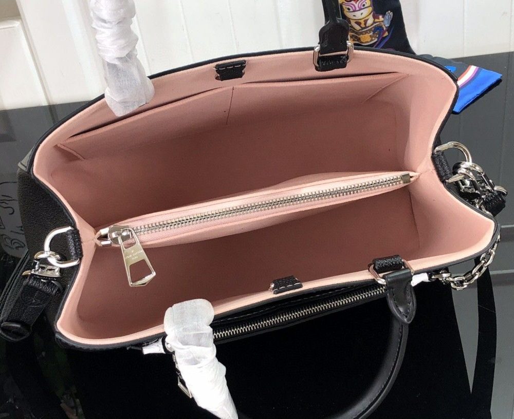 1:1 Replica Louis Vuitton LV Marelle Tote MM Epi Leather Black/Brown/Blue/Beige Luxurious Bag For Women M59954 - 11.8in/30cm