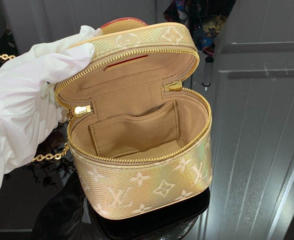 1:1 Replica Louis Vuitton LV Micro Vanity Bag Gold/ Sliver Unique Bag For Women M22920 M82467 - 11cm/ 4.3in