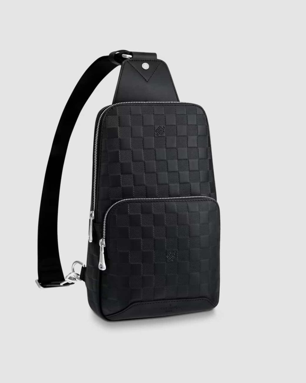 1:1 Replica Louis Vuitton LV Mochila bandolera Avenue Damier Infini Black Unique Bag Unique Bag For Men N41720 - 12in/31cm