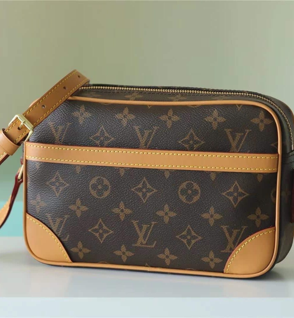 1:1 Replica Louis Vuitton LV Monogram Trocadero 23 Brown Luxury Bag For Women - 9.1in/ 23cm