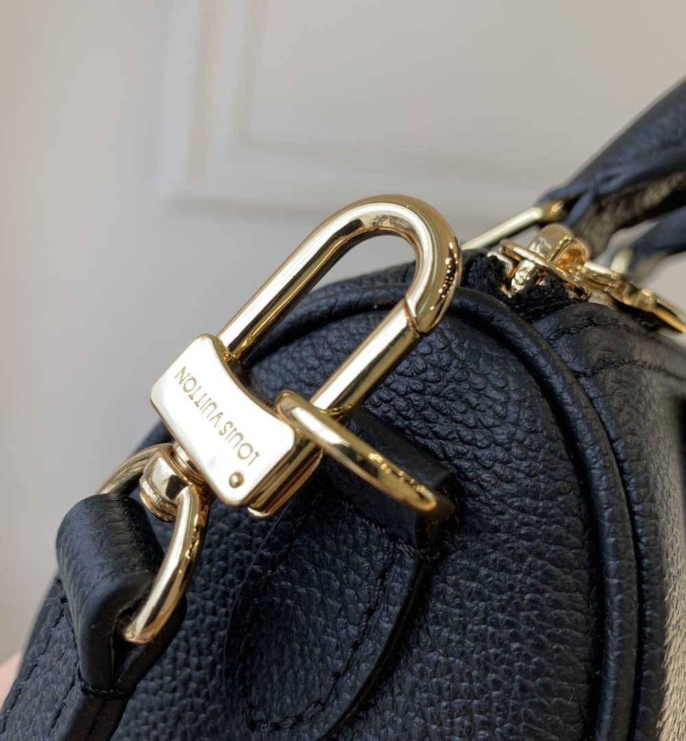 1:1 Replica Louis Vuitton LV Nano Speedy Bicolor Monogram Empreinte Leather Luxury Bag For Women M81457 - 6.3in/16cm