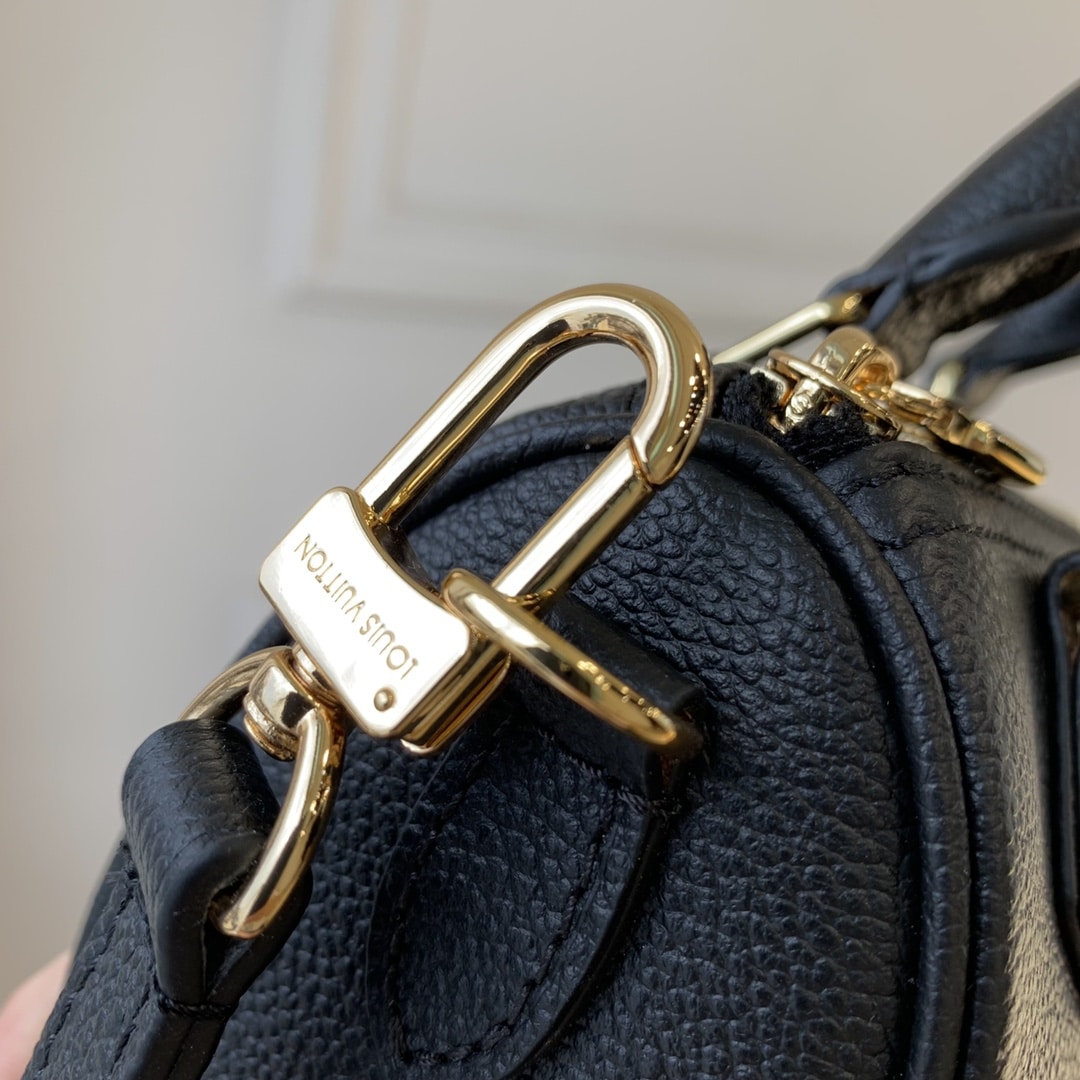 1:1 Replica Louis Vuitton LV Nano Speedy Bicolor Monogram Empreinte Leather Luxury Bag For Women M81457 - 6.3in/16cm - Image 7