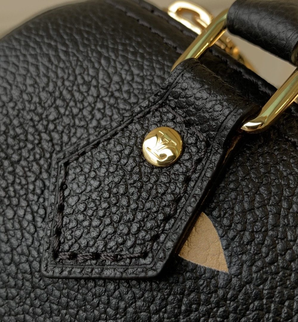 1:1 Replica Louis Vuitton LV Nano Speedy Bicolor Monogram Empreinte Leather Luxury Bag For Women M81457 - 6.3in/16cm