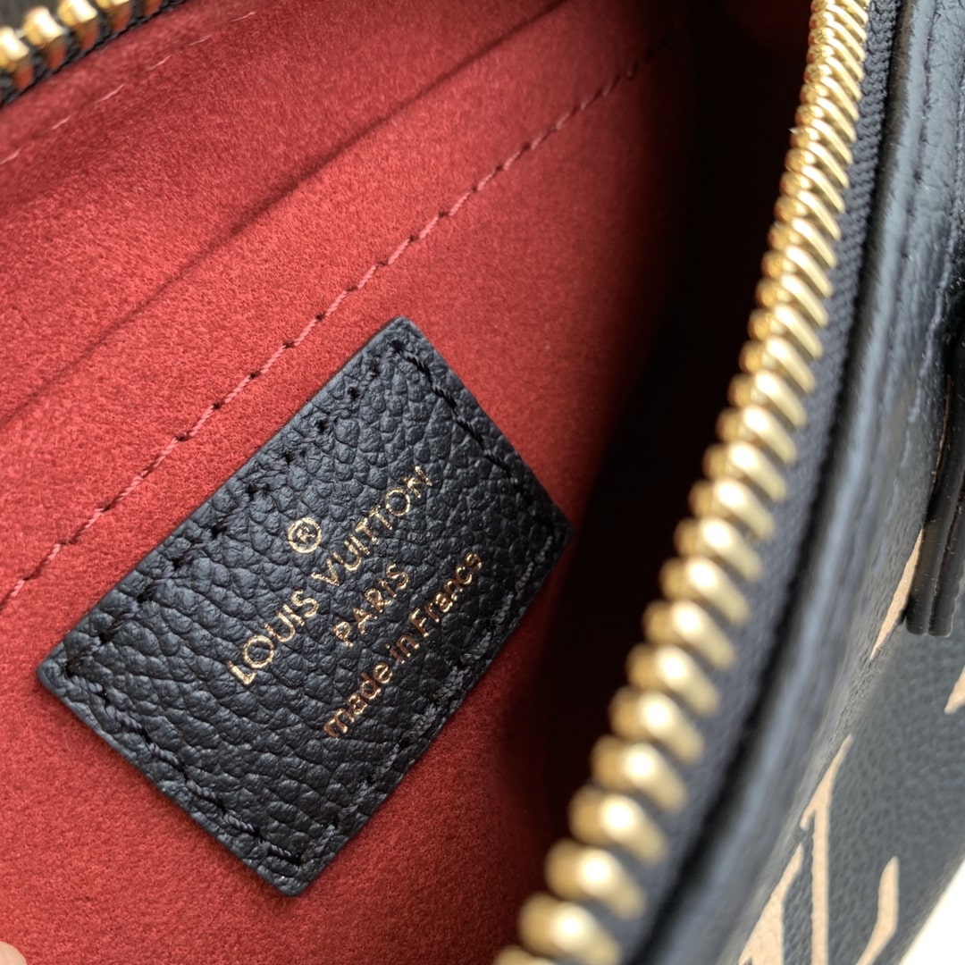 1:1 Replica Louis Vuitton LV Nano Speedy Bicolor Monogram Empreinte Leather Luxury Bag For Women M81457 - 6.3in/16cm - Image 9