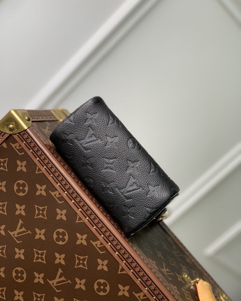1:1 Replica Louis Vuitton LV Nano Speedy Monogram Empreinte Leather Luxury Bag For Women M82450 - 6.3in/16cm