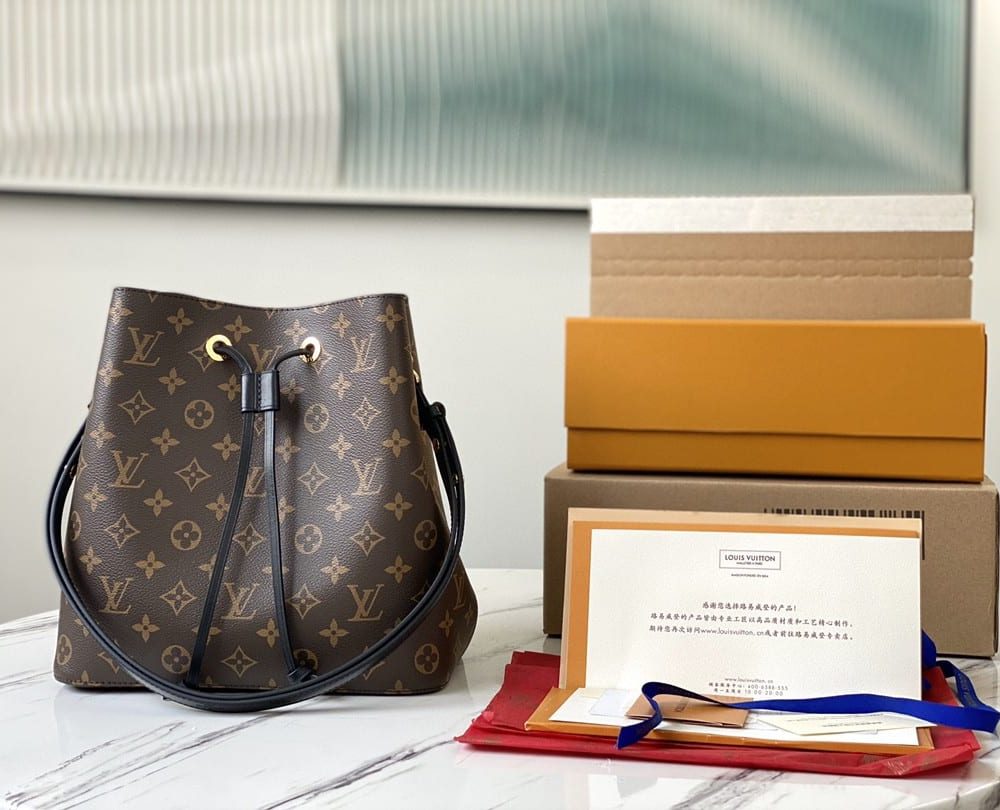 1:1 Replica Louis Vuitton LV NéoNoé MM Monogram Canvas Luxury Bag For Women M44020 -  10.2in/26cm