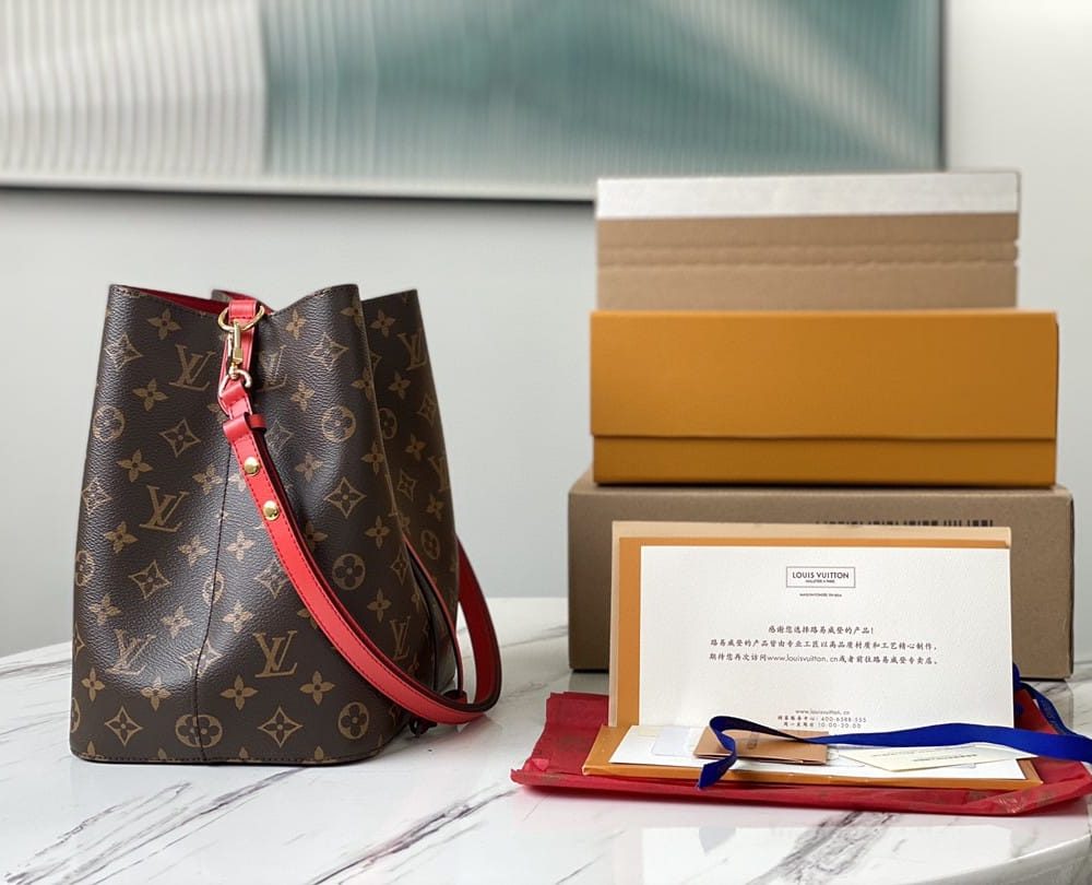 1:1 Replica Louis Vuitton LV NéoNoé MM Monogram Canvas Luxury Bag For Women M44021 -  10.2in/26cm