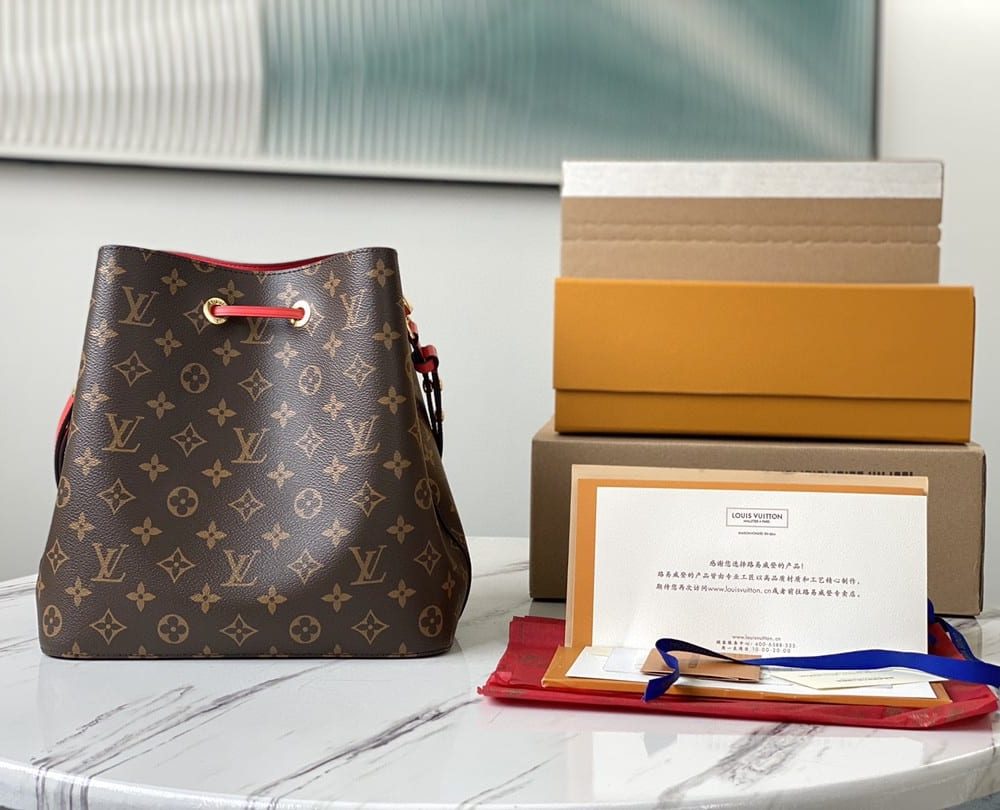 1:1 Replica Louis Vuitton LV NéoNoé MM Monogram Canvas Luxury Bag For Women M44021 -  10.2in/26cm