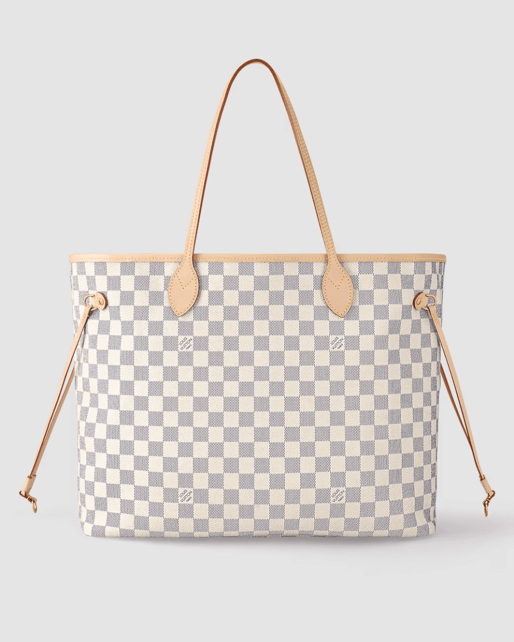 1:1 Replica Louis Vuitton LV Neverfull GM Damier Azur Canvas Luxury Bag For Women N41360 - 15.4in/39cm
