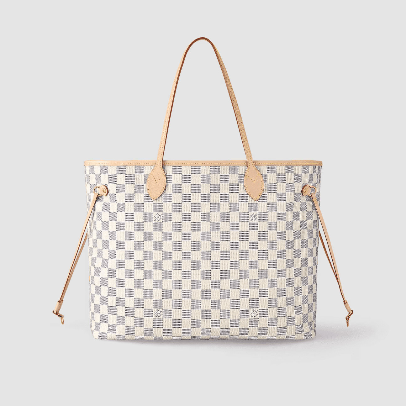1:1 Replica Louis Vuitton LV Neverfull GM Damier Azur Canvas Luxury Bag For Women N41360 - 15.4in/39cm