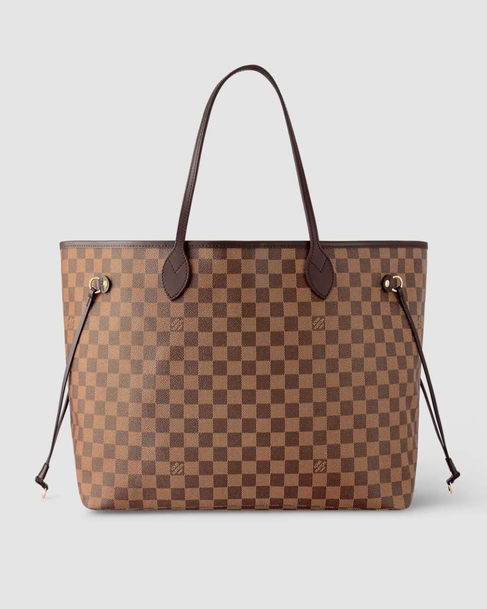 1:1 Replica Louis Vuitton LV Neverfull GM Damier Ebene Canvas Luxury Bag For Women N41357 - 15.7in/40cm
