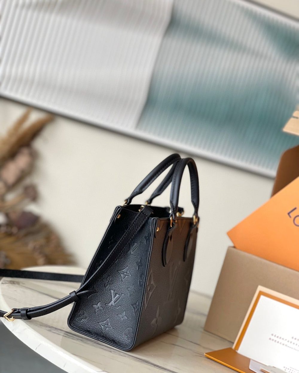 1:1 Replica Louis Vuitton LV OnTheGo PM Monogram Empreinte Lether Luxury Bag For Women M45653 - 9.8in/25cm