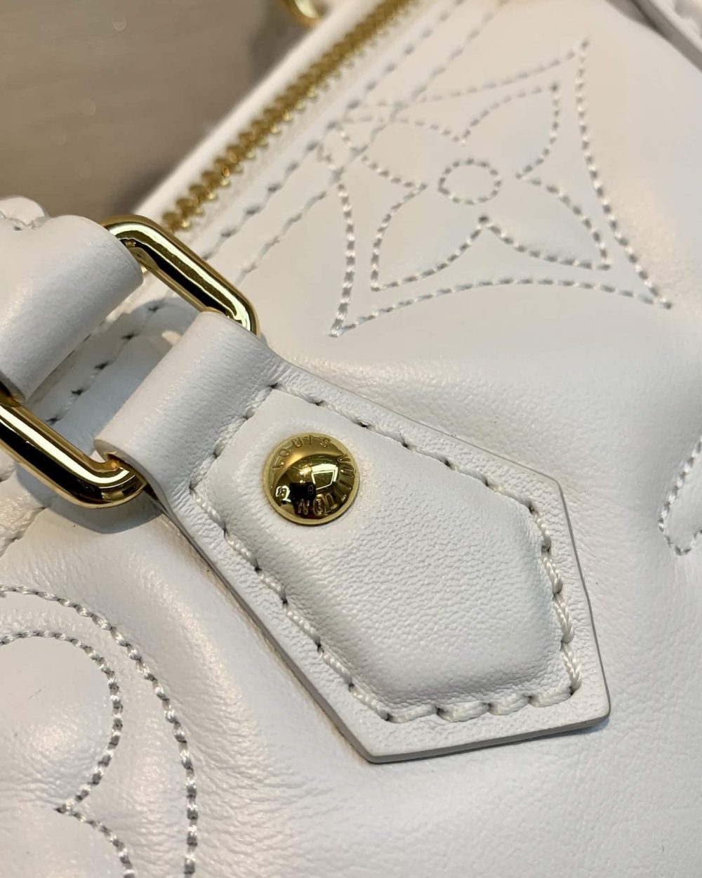 1:1 Replica Louis Vuitton LV Papillon BB Bubblegram Leather Luxury Bag For Women M59827 - 20cm