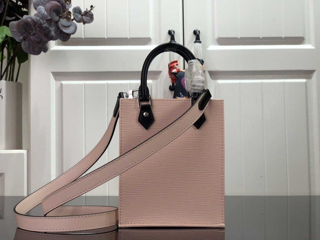 1:1 Replica Louis Vuitton LV Petit Sac Plat Light Pink/Yellow/Pink/Blue/White Essential Bag For Women 6.6in/17cm - Image 23