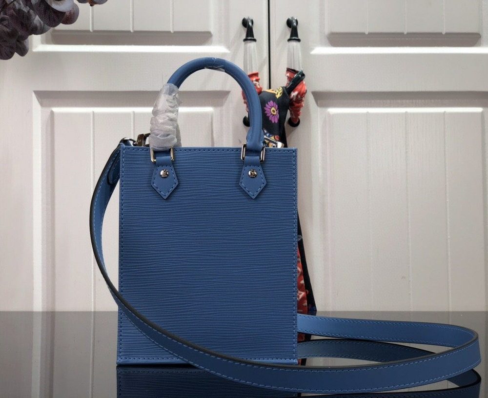 1:1 Replica Louis Vuitton LV Petit Sac Plat Light Pink/Yellow/Pink/Blue/White Essential Bag For Women 6.6in/17cm