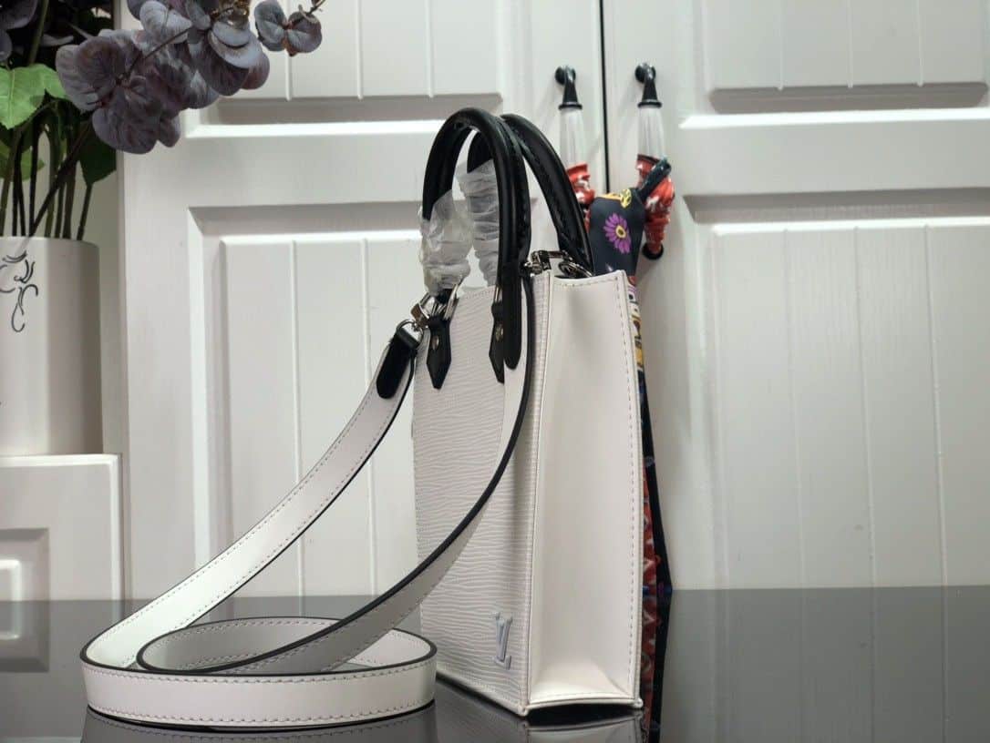 1:1 Replica Louis Vuitton LV Petit Sac Plat Light Pink/Yellow/Pink/Blue/White Essential Bag For Women 6.6in/17cm - Image 4