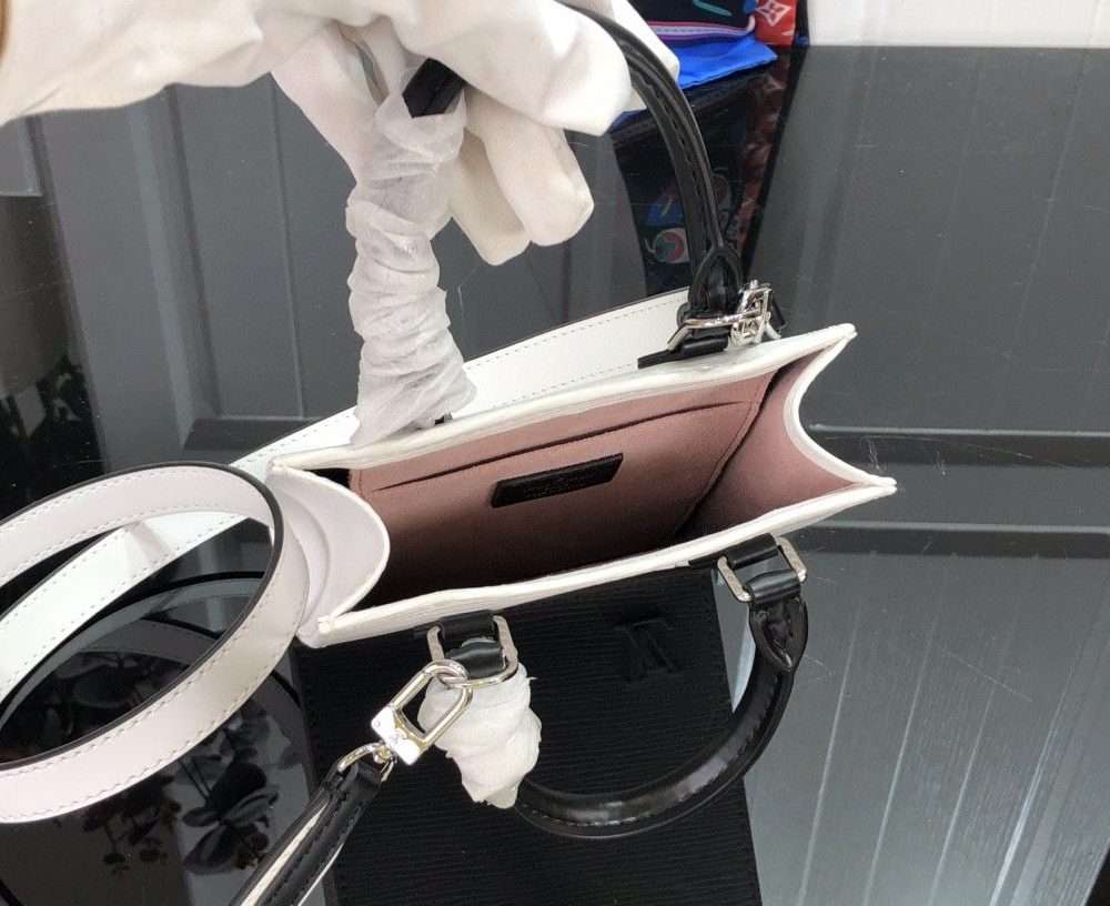 1:1 Replica Louis Vuitton LV Petit Sac Plat Light Pink/Yellow/Pink/Blue/White Essential Bag For Women 6.6in/17cm