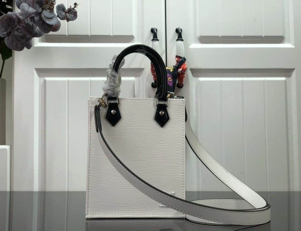 1:1 Replica Louis Vuitton LV Petit Sac Plat Light Pink/Yellow/Pink/Blue/White Essential Bag For Women 6.6in/17cm