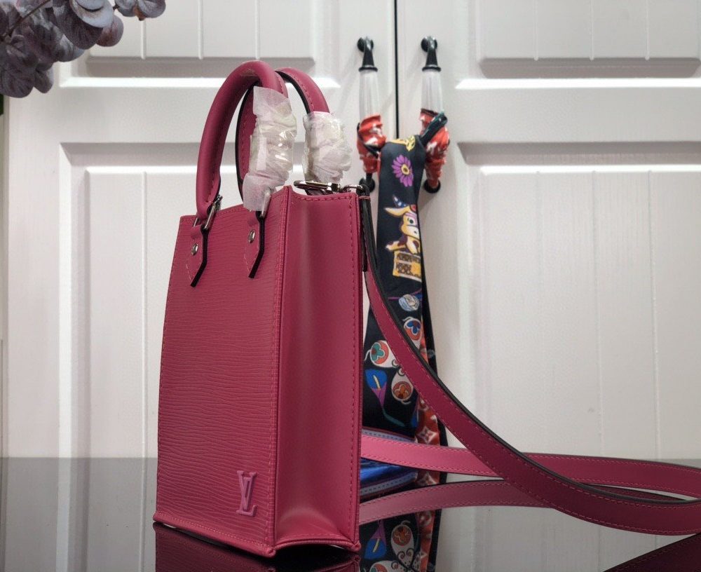1:1 Replica Louis Vuitton LV Petit Sac Plat Light Pink/Yellow/Pink/Blue/White Essential Bag For Women 6.6in/17cm