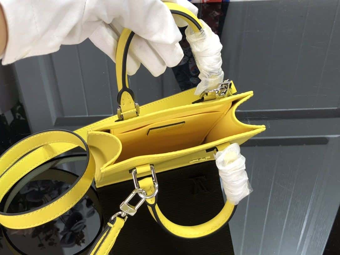 1:1 Replica Louis Vuitton LV Petit Sac Plat Light Pink/Yellow/Pink/Blue/White Essential Bag For Women 6.6in/17cm - Image 14