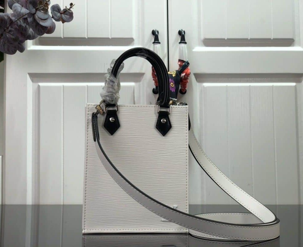 1:1 Replica Louis Vuitton LV Petit Sac Plat Light Pink/Yellow/Pink/Blue/White Essential Bag For Women 6.6in/17cm