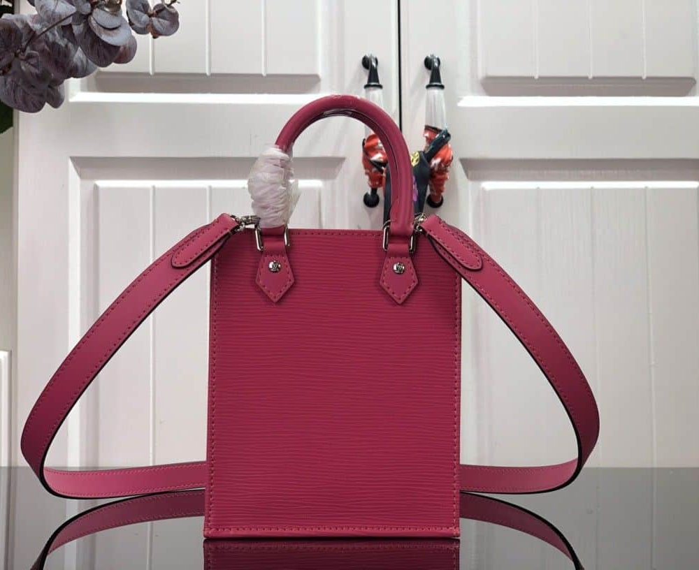 1:1 Replica Louis Vuitton LV Petit Sac Plat Light Pink/Yellow/Pink/Blue/White Essential Bag For Women 6.6in/17cm