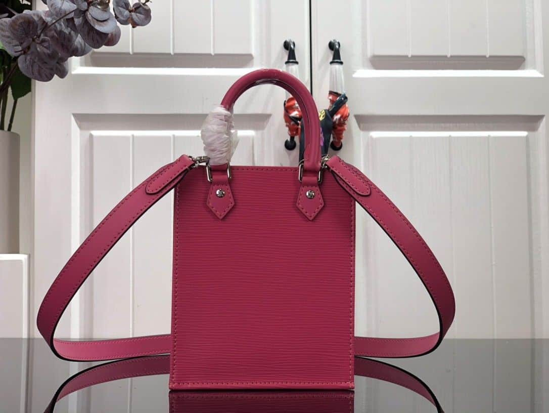 1:1 Replica Louis Vuitton LV Petit Sac Plat Light Pink/Yellow/Pink/Blue/White Essential Bag For Women 6.6in/17cm - Image 7