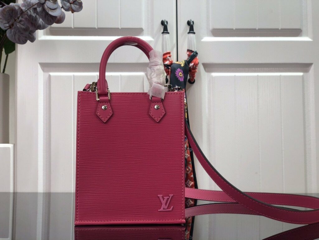 1:1 Replica Louis Vuitton LV Petit Sac Plat Light Pink/Yellow/Pink/Blue/White Essential Bag For Women 6.6in/17cm - Image 28