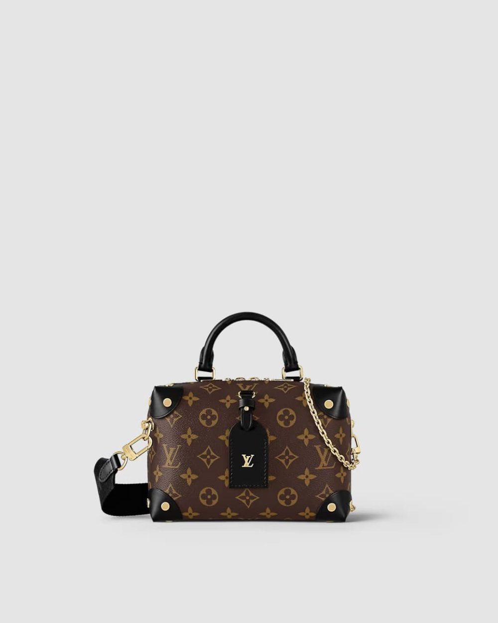 1:1 Replica Louis Vuitton LV Petite Malle Souple Monogram Canvas Luxury Bag For Women M45571 - 7.9in/20cm