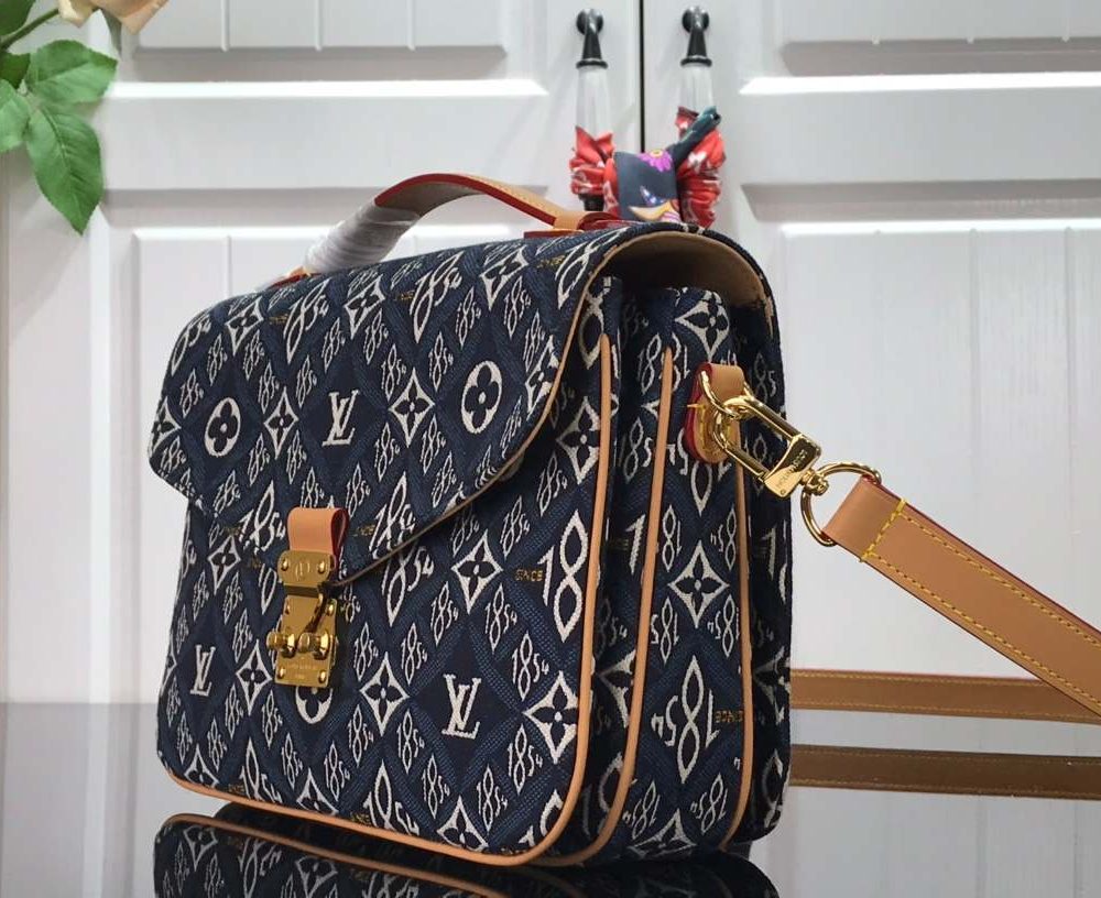 1:1 Replica Louis Vuitton LV Since 1854 Pochette Métis Blue Exclusive Bag For Women 25 cm/ 9.8 in