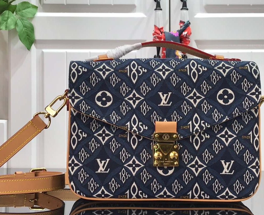 1:1 Replica Louis Vuitton LV Since 1854 Pochette Métis Blue Exclusive Bag For Women 25 cm/ 9.8 in