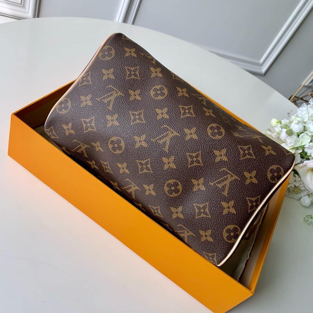 1:1 Replica Louis Vuitton LV Speedy 25 Monogram Canvas Luxury Bag For Women M41109 - 9.8in/25cm - Image 3