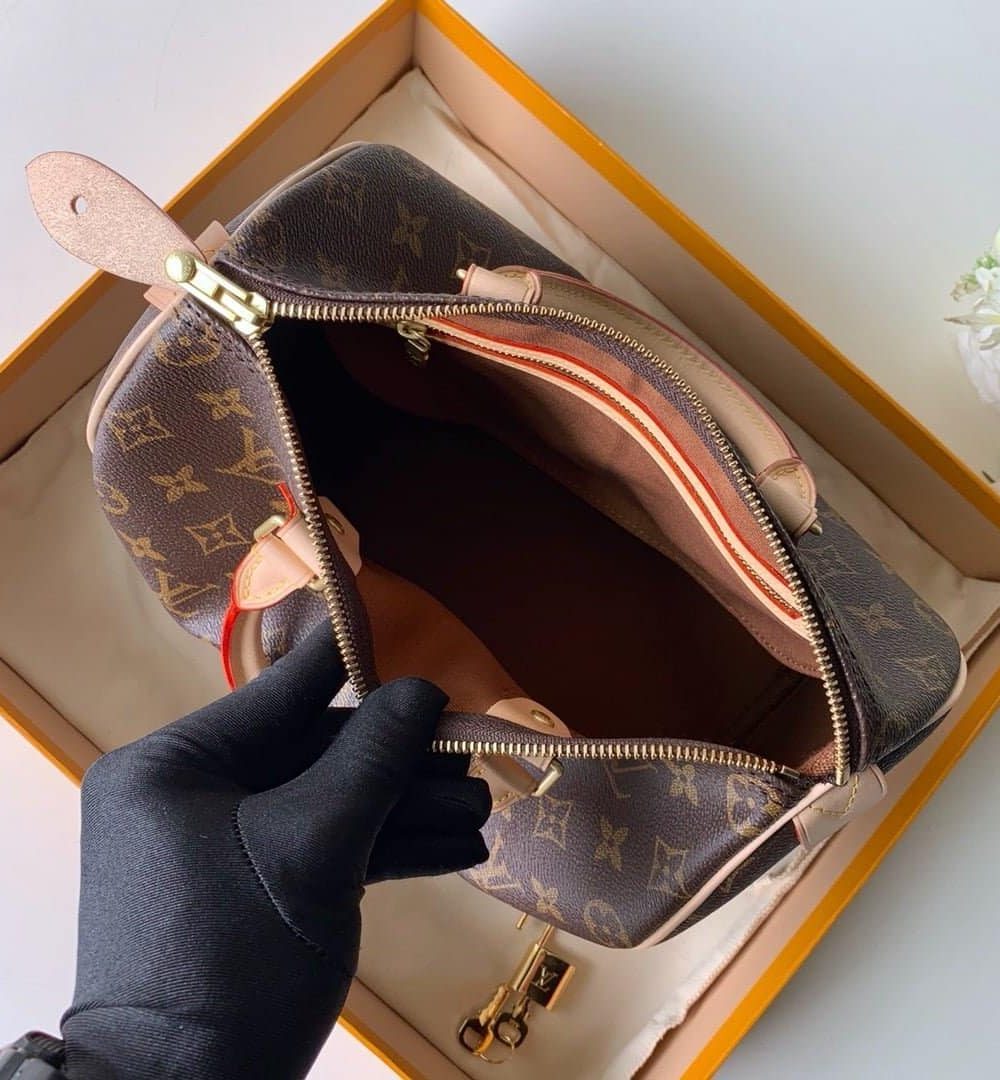 1:1 Replica Louis Vuitton LV Speedy 25 Monogram Canvas Luxury Bag For Women M41109 - 9.8in/25cm