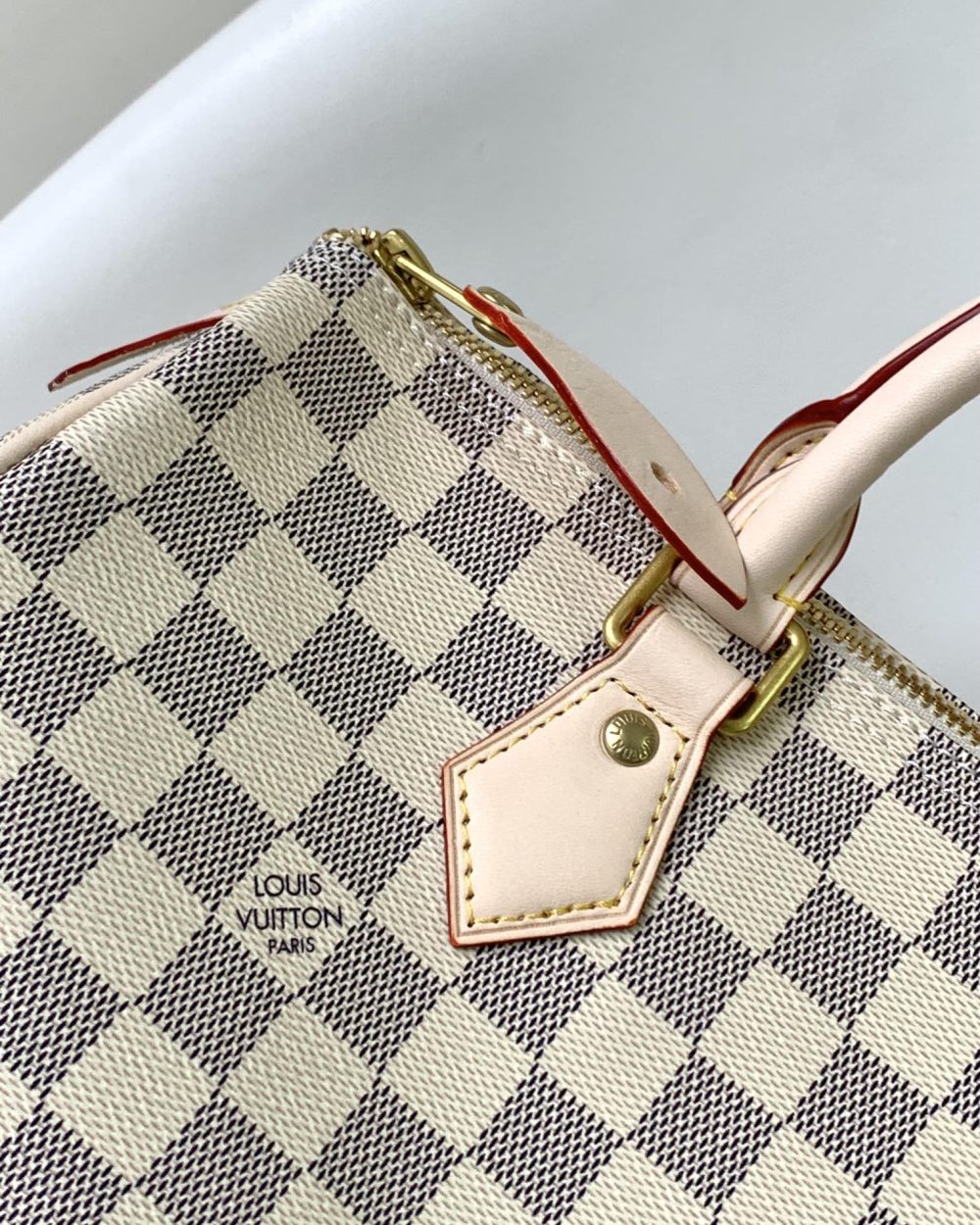 1:1 Replica Louis Vuitton LV Speedy 30 Damier Azur Canvas Luxury Bag For Women N41370 - 11.8in/30cm