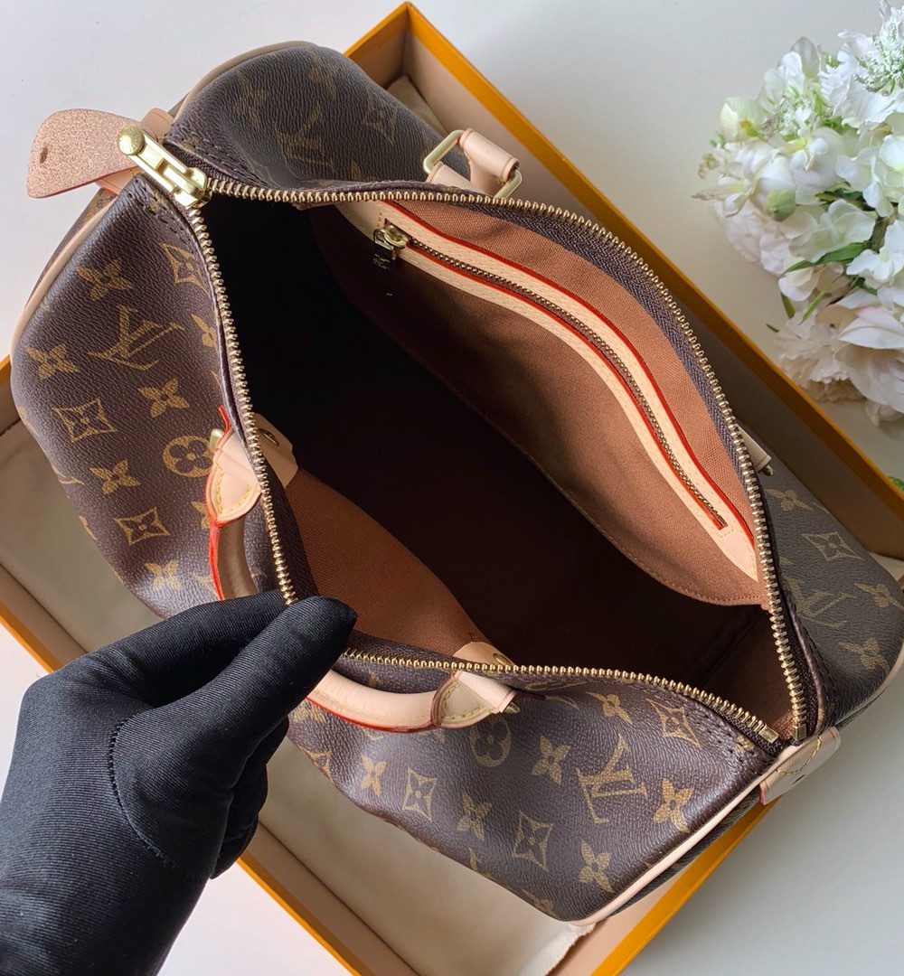 1:1 Replica Louis Vuitton LV Speedy 30 Monogram Canvas Luxury Bag For Women - 11.8in/30cm  M41108