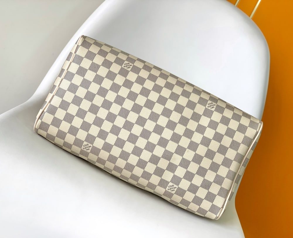 1:1 Replica Louis Vuitton LV Speedy 35 Damier Azur Canvas Luxury Bag For Women N41369 - 13.8in/35cm