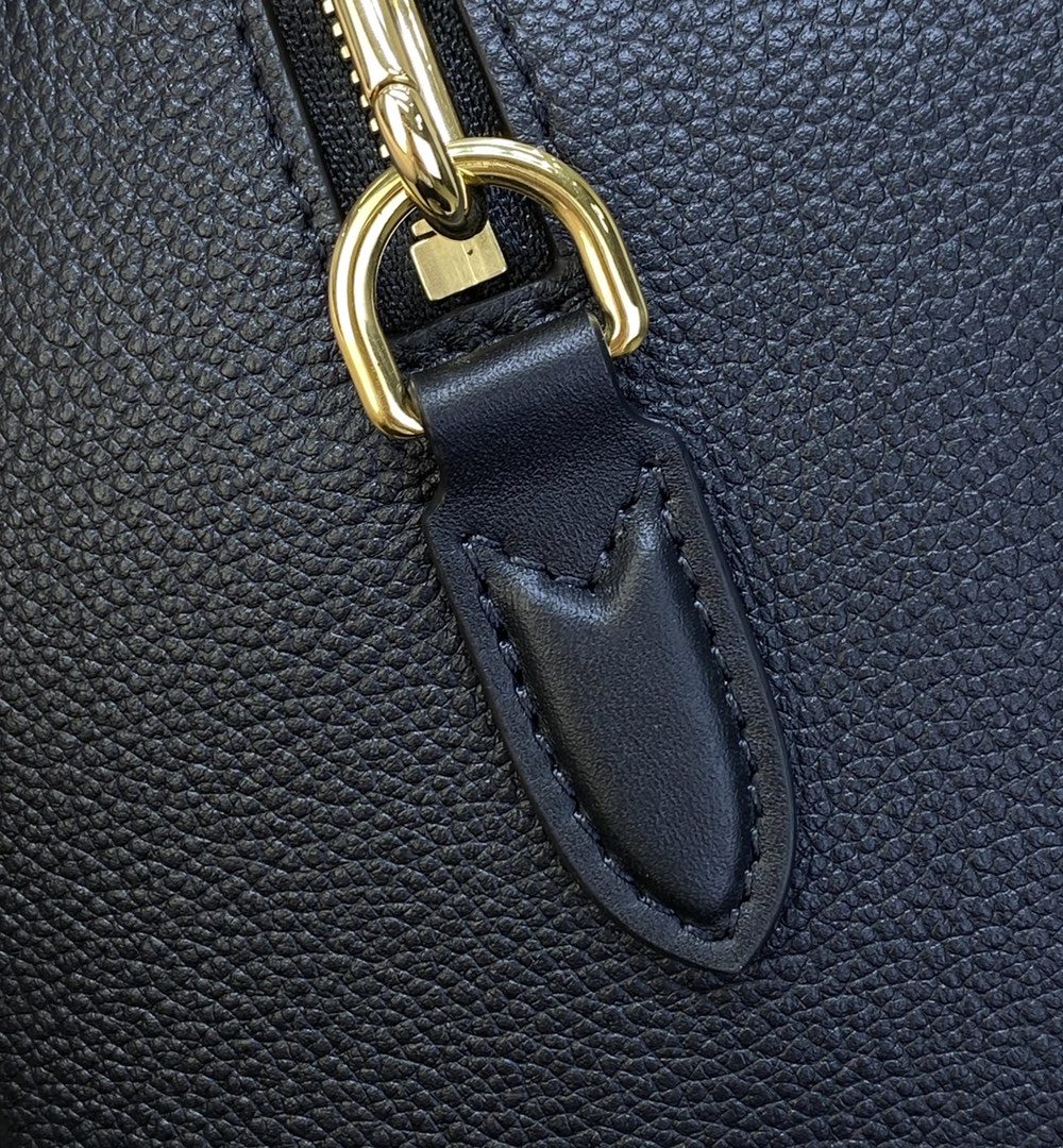 1:1 Replica Louis Vuitton LV Speedy Bandoulière 25 Monogram Empreinte Leather Luxury Bag For Women‎ M58951 Black - 9.8in/ 25cm