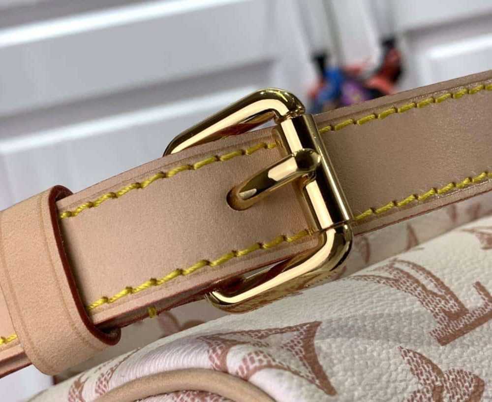 1:1 Replica Louis Vuitton LV Speedy Bandouliere 25 Monogram Pattern White Luxury Bag For Women 9.8in/25cm