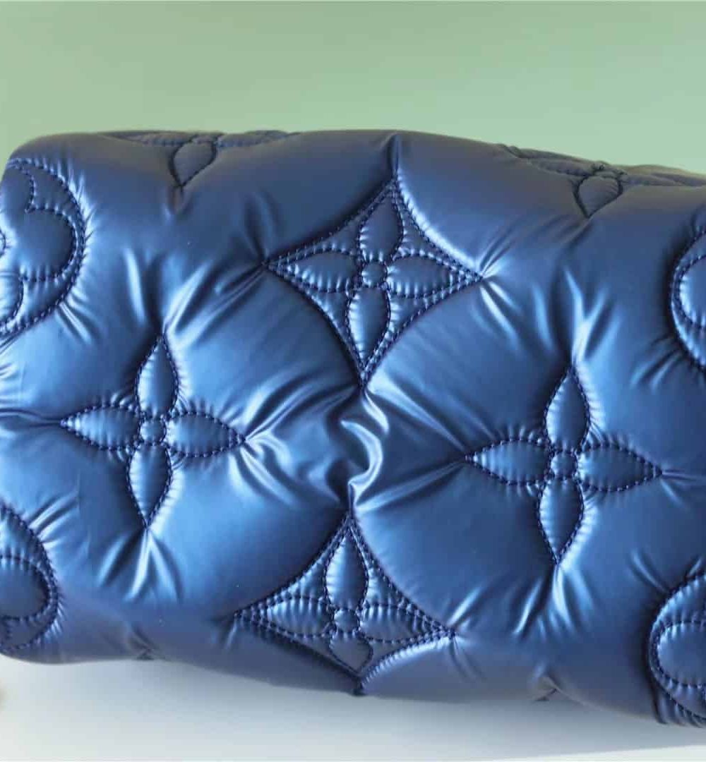 1:1 Replica Louis Vuitton LV Speedy Bandoulière 25 Sliver Tone/Blue Luxury Bag For Women‎ M20973 - 9.8in/25cm