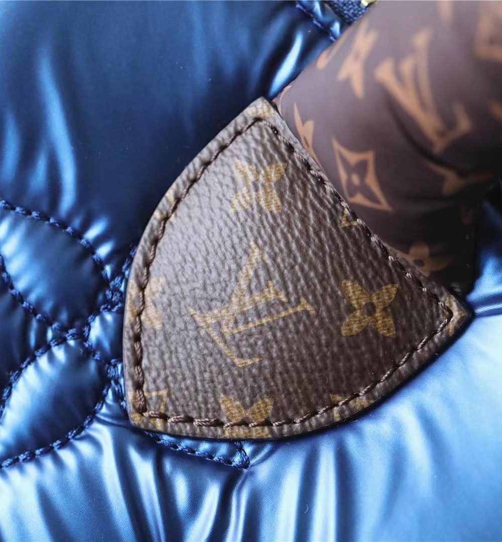 1:1 Replica Louis Vuitton LV Speedy Bandoulière 25 Sliver Tone/Blue Luxury Bag For Women‎ M20973 - 9.8in/25cm