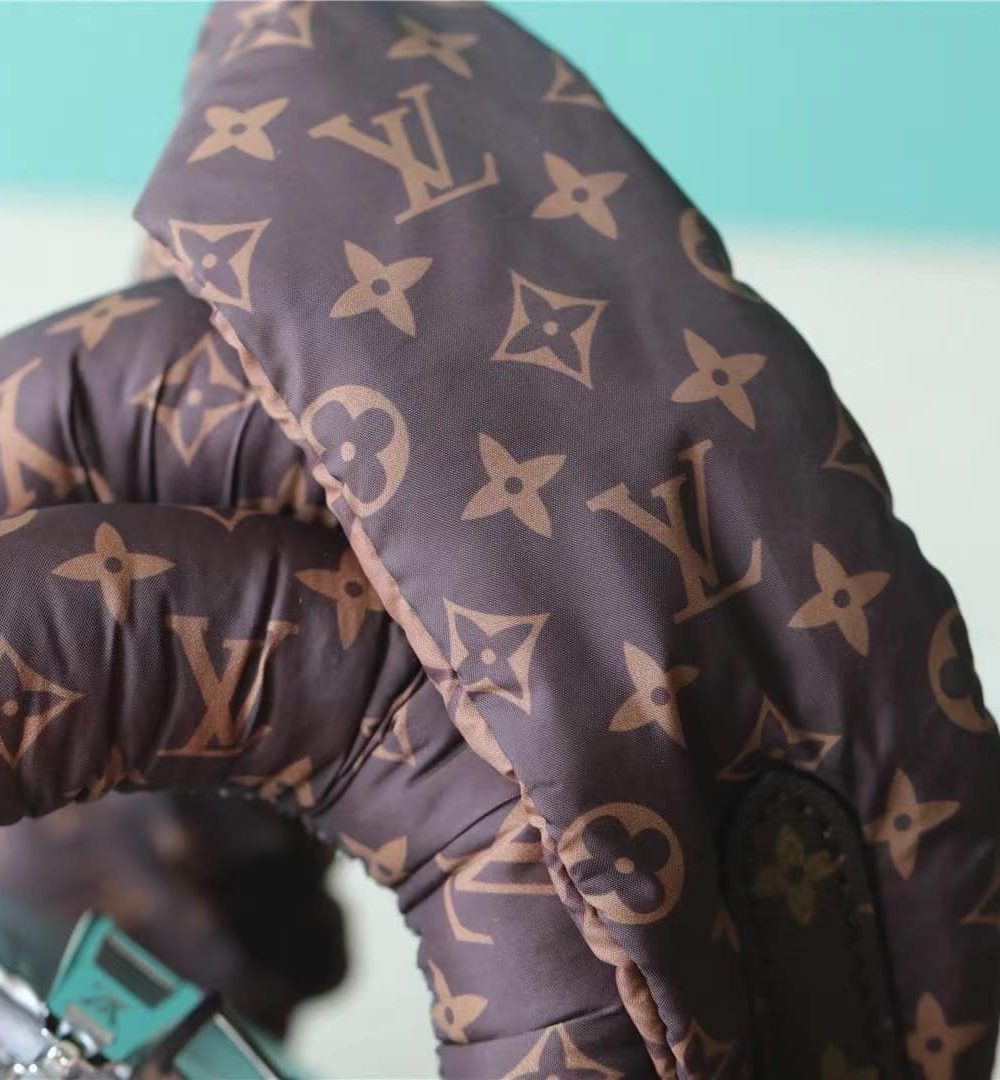 1:1 Replica Louis Vuitton LV Speedy Bandoulière 25 Sliver Tone/Blue Luxury Bag For Women‎ M20973 - 9.8in/25cm