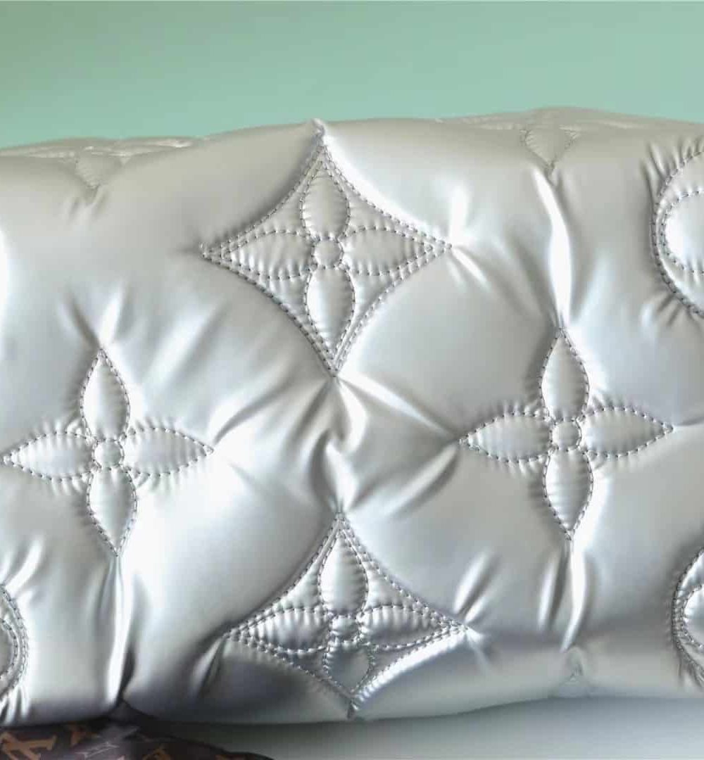 1:1 Replica Louis Vuitton LV Speedy Bandoulière 25 Sliver Tone/Blue Luxury Bag For Women‎ M20973 - 9.8in/25cm